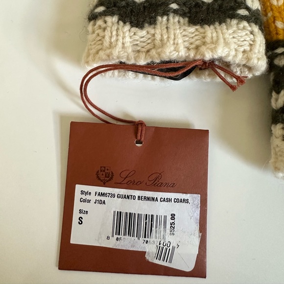 Loro Piana Bernina Cashmere-Jacquard Gloves - Picture 5 of 7